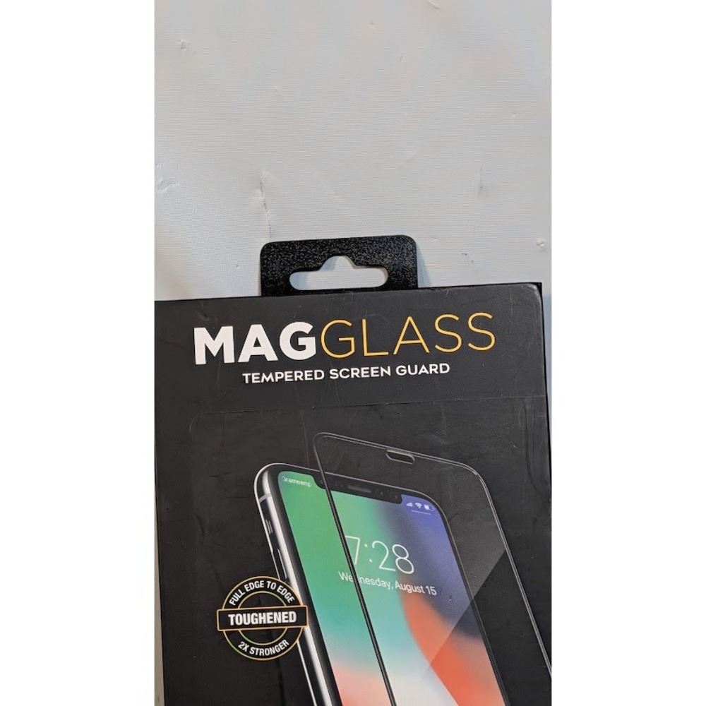 MagGlass Screen Protector iPhone X/XS Clear New Tempered Glass Guard